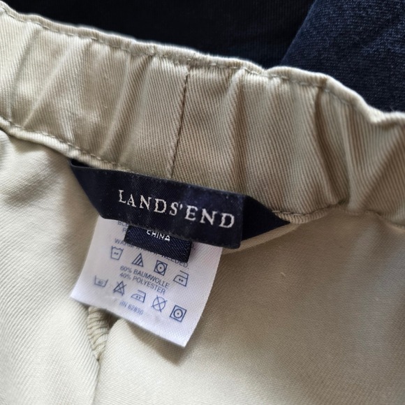 Talbots Soft Surroundings Lands End Petite Pants Lot Size 12P Navy White Khaki - Picture 2 of 10